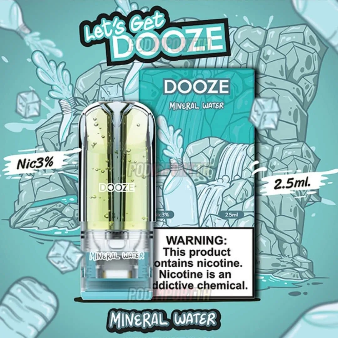 หัว Dooze 2.5ML กลิ่น Mineral Water สดชื่นบริสุทธิ์ เย็นซ่าดั่งน้ำแร่จากธรรมชาติ! ลองเลย แล้วสัมผัสความสะอาดสดใสทุกคำ
