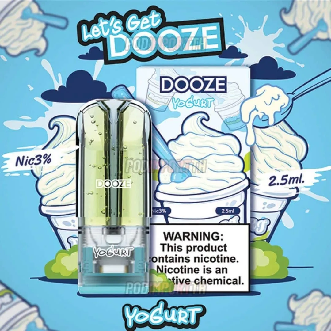 หัว Dooze 2.5ML กลิ่น Yogurt เปรี้ยวหวานลงตัว หอมละมุน สดชื่นทุกคำเหมือนโยเกิร์ตแท้! ลองเลย แล้วสัมผัสความกลมกล่อมสุดฟิน